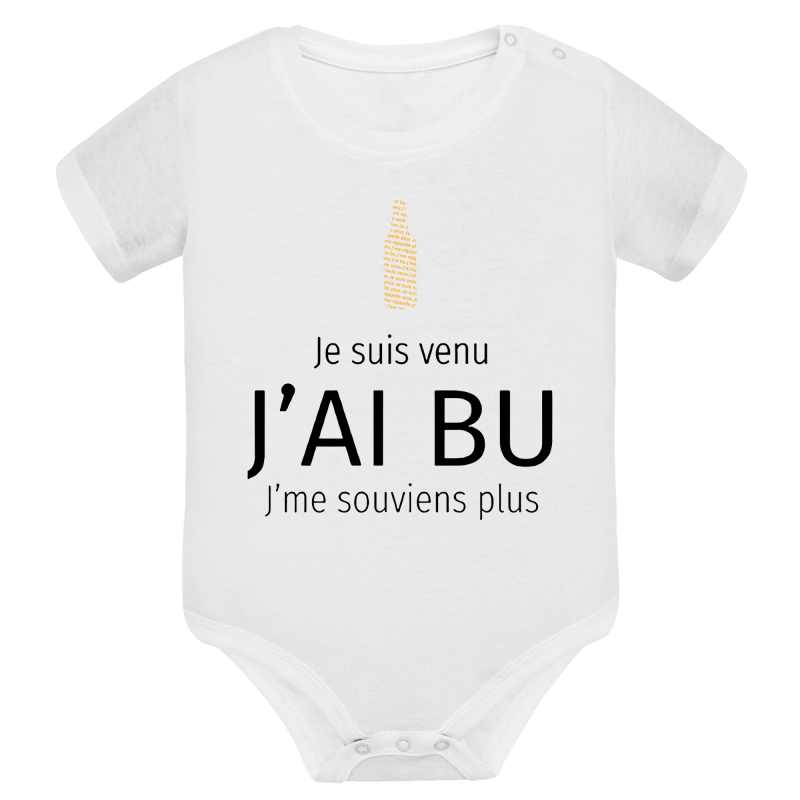 Je suis venu j'ai bu