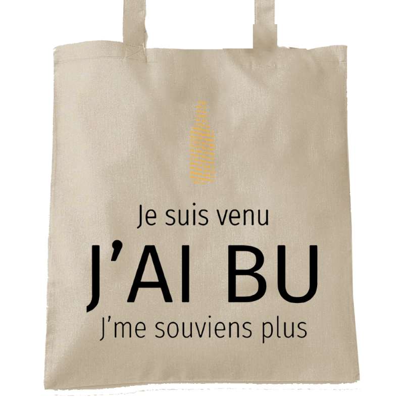 Je suis venu j'ai bu