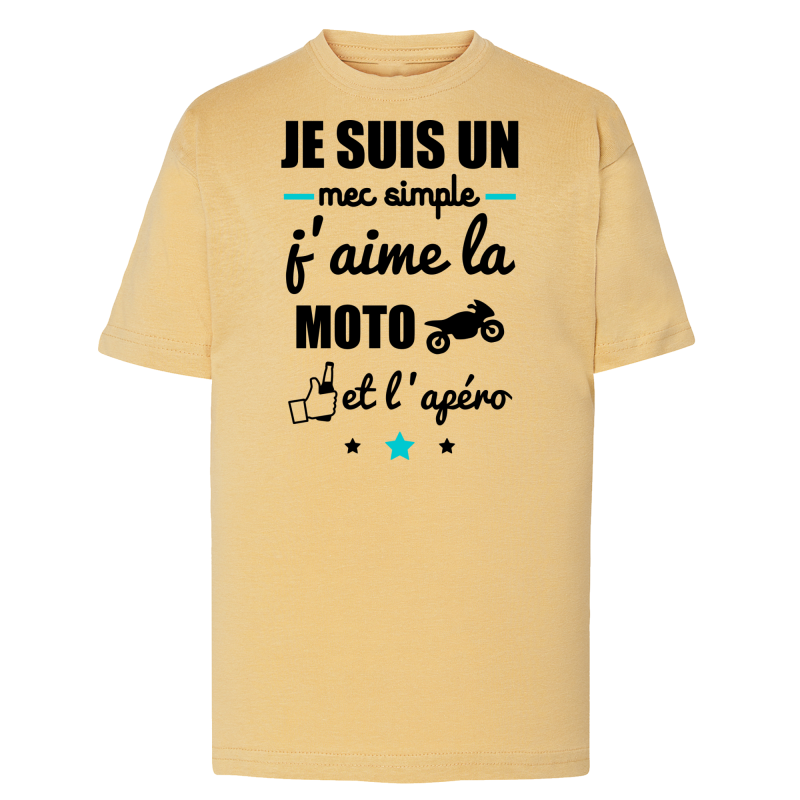 Je suis un mec simple Moto