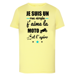 Je suis un mec simple Moto