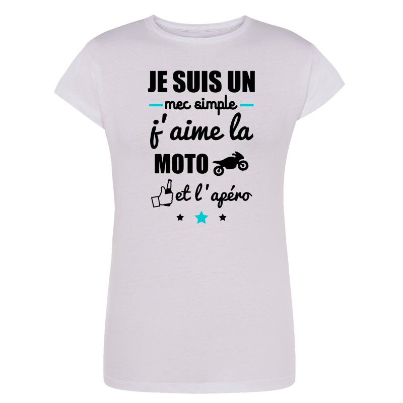 Je suis un mec simple Moto