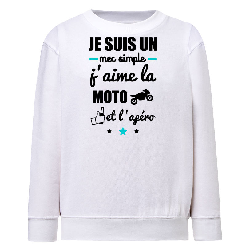 Je suis un mec simple Moto