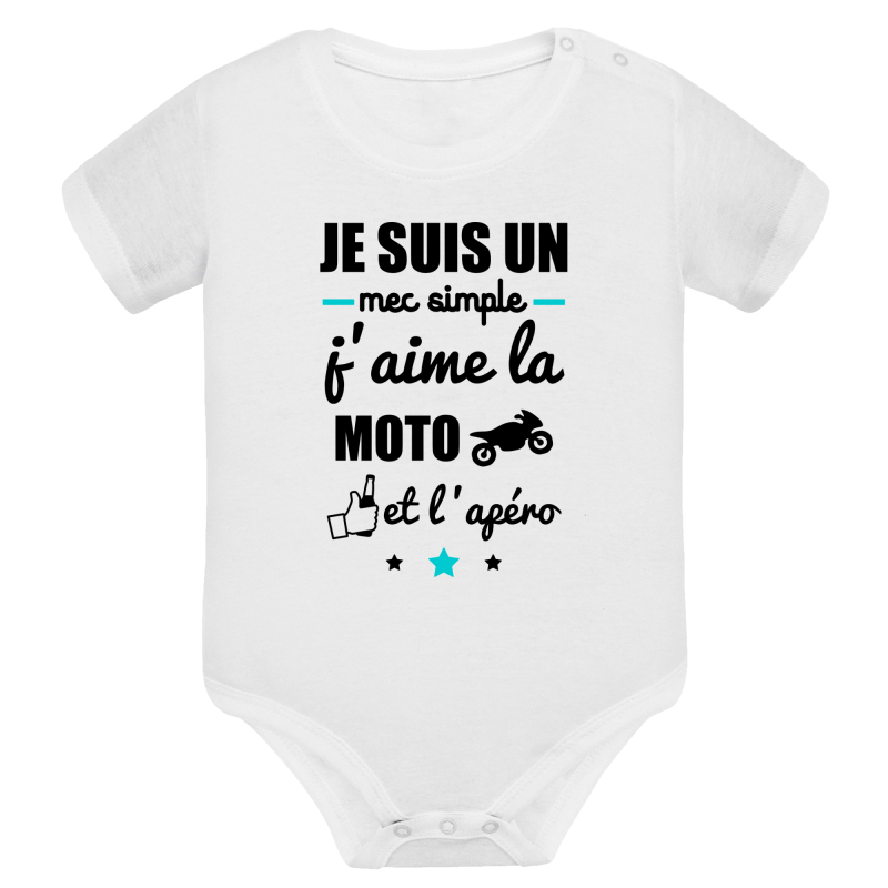 Je suis un mec simple Moto