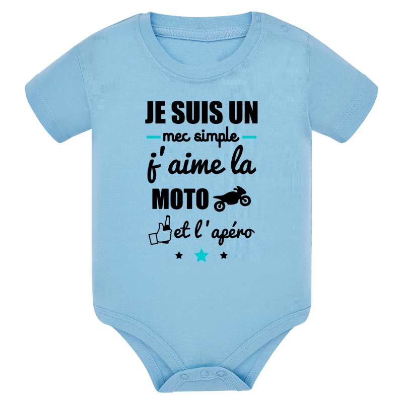 Je suis un mec simple Moto