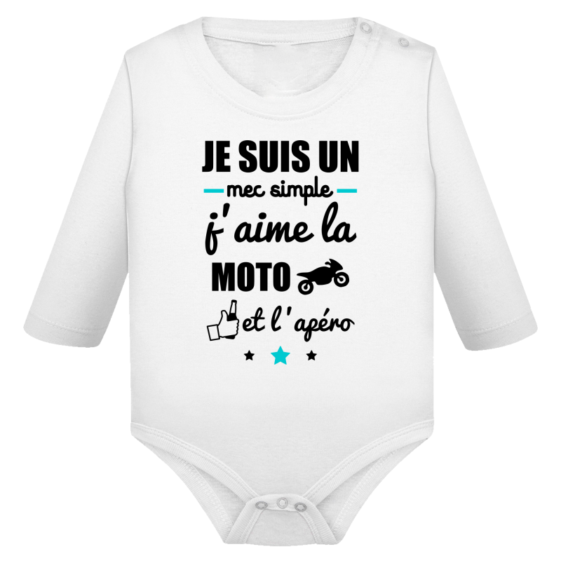 Je suis un mec simple Moto