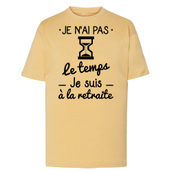 Pas le temps retraite