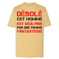 Désolé cette homme...