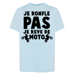Je ne ronfle pas je rêve de moto