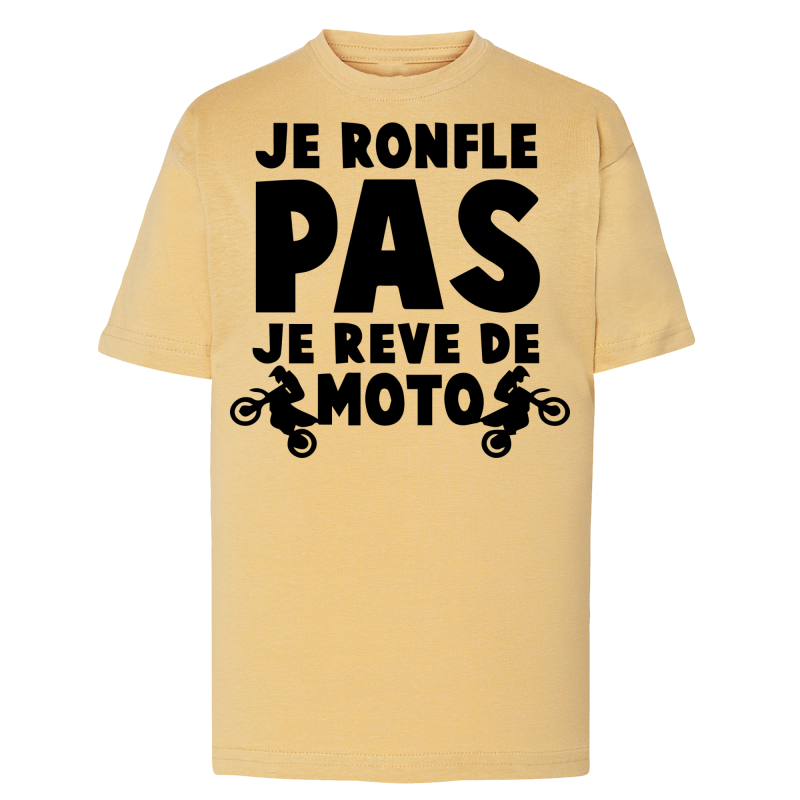 Je ne ronfle pas je rêve de moto