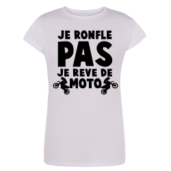 Je ne ronfle pas je rêve de moto