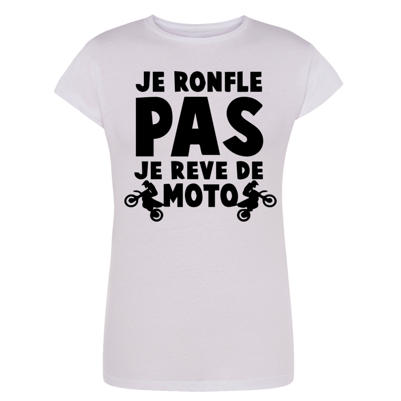 Je ne ronfle pas je rêve de moto