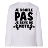 Je ne ronfle pas je rêve de moto