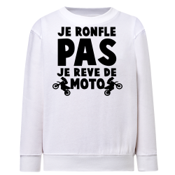 Je ne ronfle pas je rêve de moto