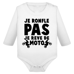 Je ne ronfle pas je rêve de moto