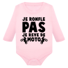 Je ne ronfle pas je rêve de moto