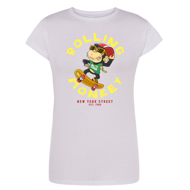 Singe Skate Rolling Monkey