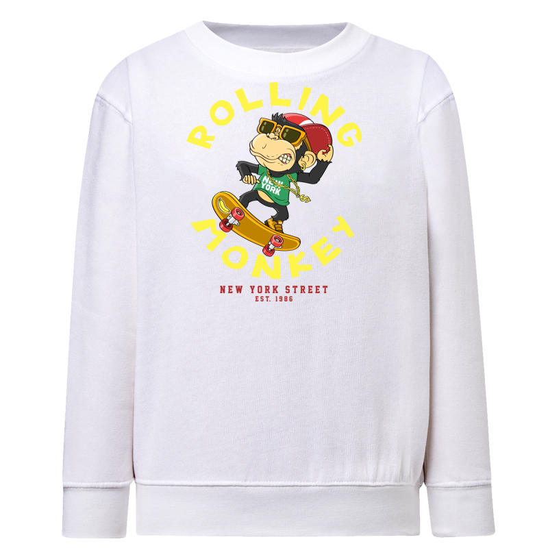 Singe Skate Rolling Monkey