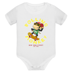 Singe Skate Rolling Monkey