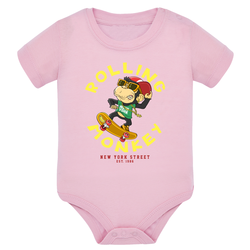 Singe Skate Rolling Monkey