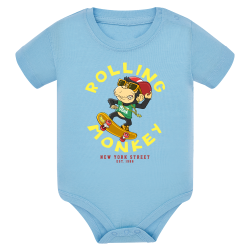 Singe Skate Rolling Monkey