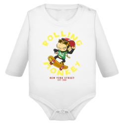 Singe Skate Rolling Monkey