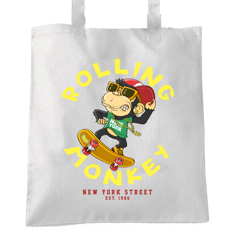 Singe Skate Rolling Monkey