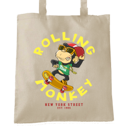 Singe Skate Rolling Monkey