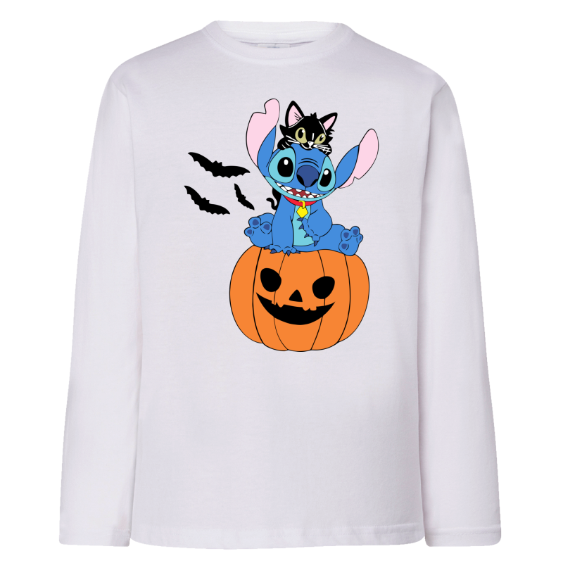 Stitch Chat Citrouille halloween