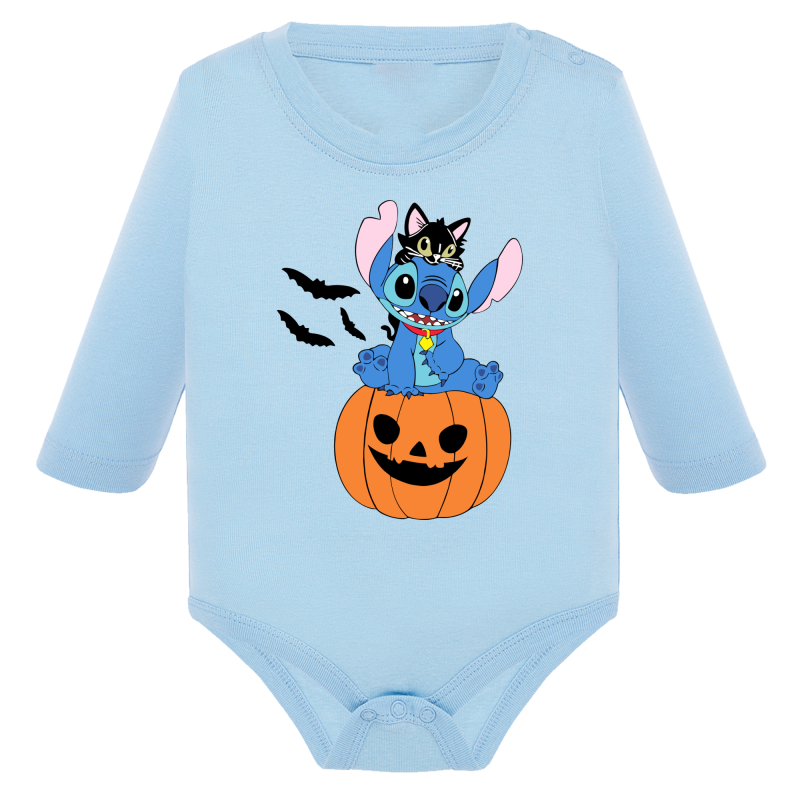 Stitch Chat Citrouille halloween