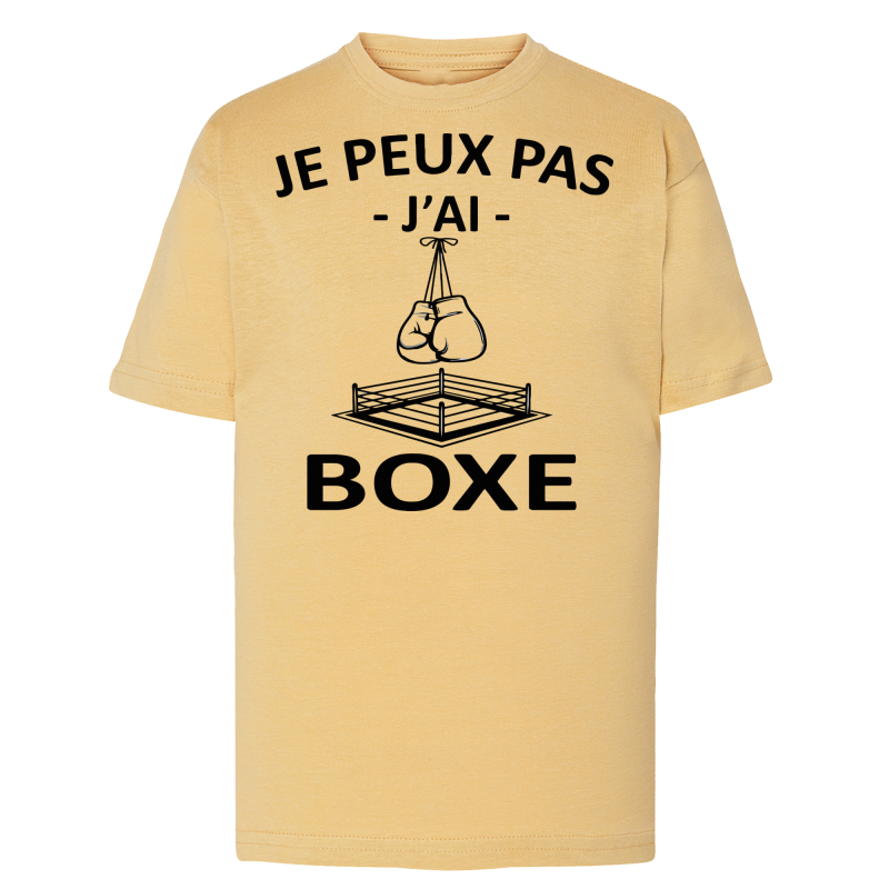 J'peux pas j'ai Boxe