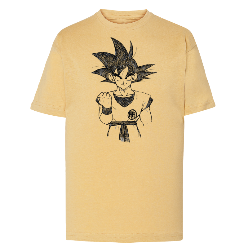 Manga DBZ Goku Crayon